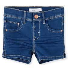 Blå denim shorts Style 13198530
