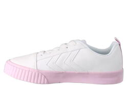Lyserød/ hvid Base Court Classic Jr hummel sneakers - 206418-3423