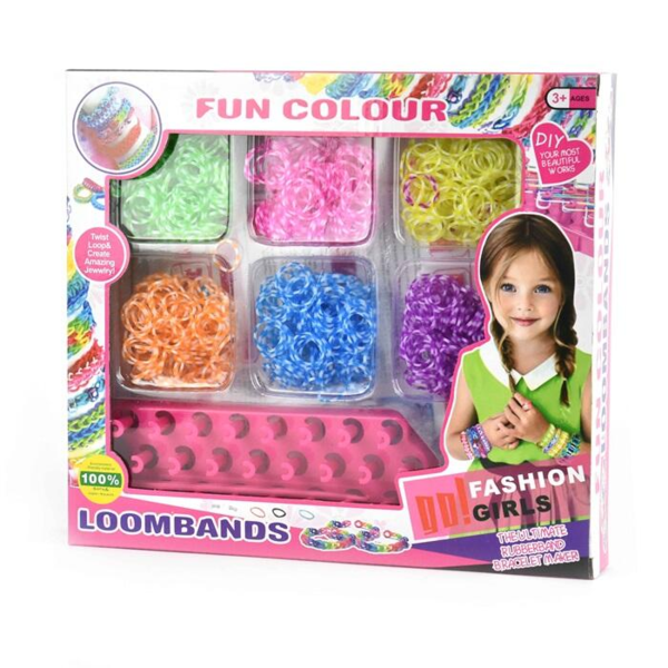 Loom bands sæt 1200 dele