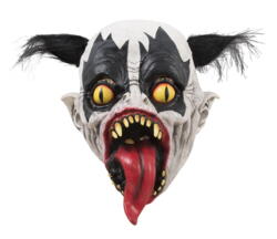 Adult full face latex mask -  horror clown