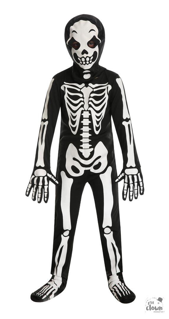 Children masked skeleton costume - 5/6 years
