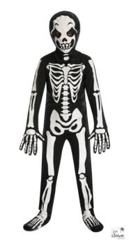 Children masked skeleton costume - 10/12 years