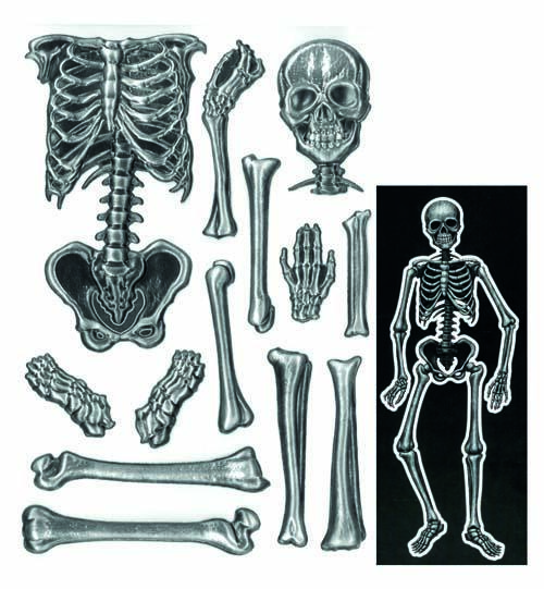 Skeleton stickers puzzle
