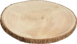 Træ skive med bark 25x2cm