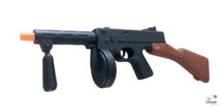 Gangster maskingevær 50cm - Plastic