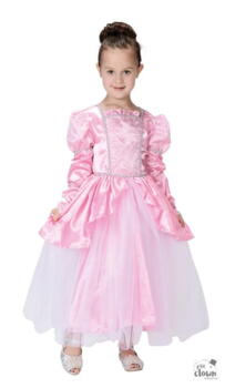 Princesse kostume Pink 7-9 år