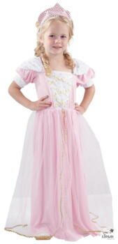 Prinsesse kostume Pink 1-2 år