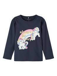 Navy name it langærmet t-shirt med My Little Pony - 13218991