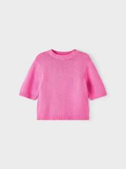 Pink Name it strik pullover med halvlang ærme - 13211618