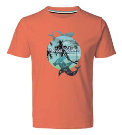Orange melon Name it "Under Water" t-shirt med hajer - 13216537