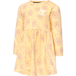 Gul Hummel kjole med mælkebøtter - 218206-5555