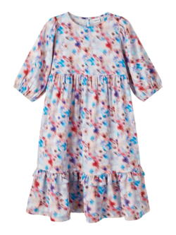 Pastel liliac Name it midi kjole med print - 13217922