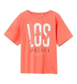 Coral Name it t-shirt "Los Angeles"  - 13214372