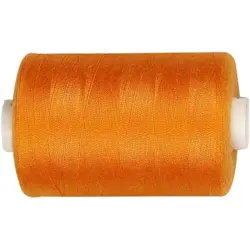 Sytråd 1 Rl., 1000 M, Orange i 100% polyester i god, stærk kvalitet