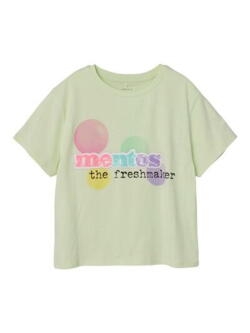 Lime cream Name it t-shirt "Mentos" - 13215739