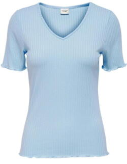 Lyseblå cashmere blue JDY rib t-shirt - 15238718