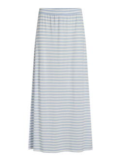 Kentucky lyseblå stribet VILA maxi nederdel - 14085164