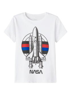 Hvid - Bright White - Name it - t-shirt - NASA - 13213079