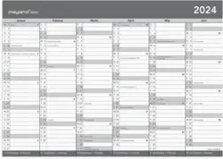 Basic kontorkalender A4 2024