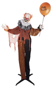 Animated haunted clown - 1,66 m