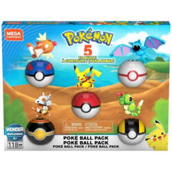 MEGA Pokémon Poké Ball 5-Pack
