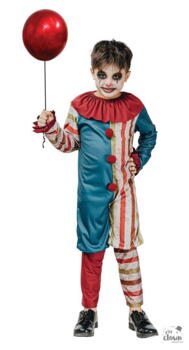 Vintage clown costume - kids - 5/6 years