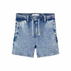 Blå - denim - name it - shorts - 13214055   79% bomuld, 16% polyester, 5% elastan