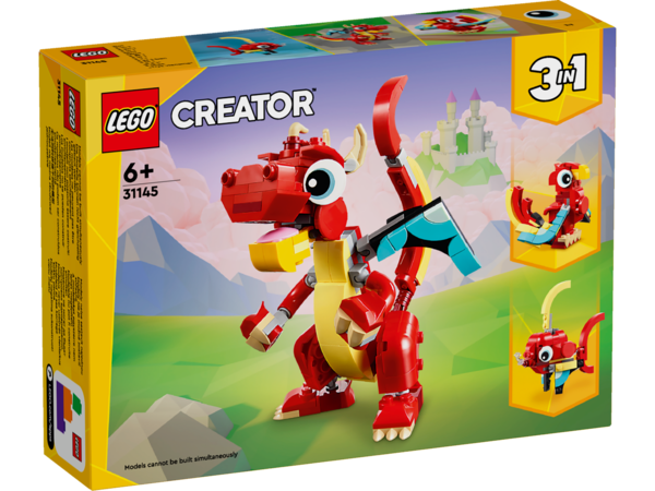 LEGO Creator Rød drage 31145