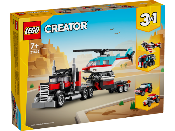 LEGO Creator Blokvogn med helikopter 31146