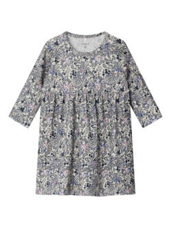 Hvid - Peyote Melange - name it - kjole med blomster - 13223196