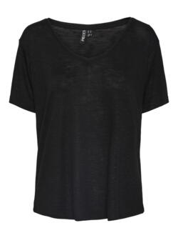 sort - black - PIECES - tshirt - 17142875