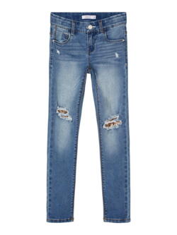Blå - Medium blue denim - Name it  - jeans - 13185448