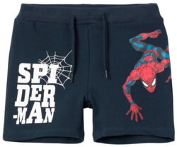 Navy - Dark Sapphire - Name it - lange - Sweat - Shorts - Spiderman - 13227690