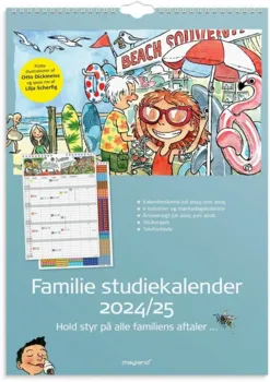 Studie Familiekalender Otto Dickmeiss & Lilja Scherfig A3 2024/2025