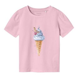 Lyserød - Parfait Pink - Name It - T-shirt - 13228438