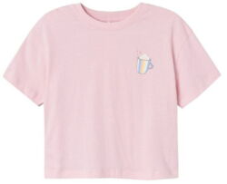 Lyserød - Parfait Pink - Name it - T-shirt - 13233544