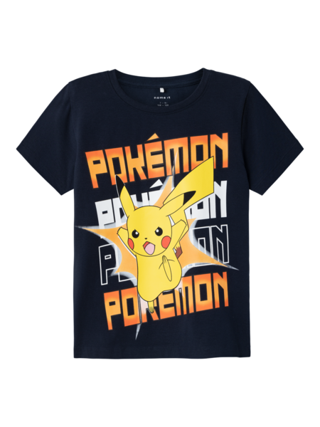 Blå - dark sapphire - Name it - pokemon t-shirt - 13227750