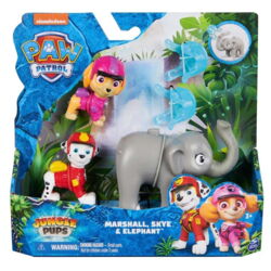 Paw Patrol Jungle Hero Pup - Marshall & Skye 2 figures, 1 Tiger & launching acces.