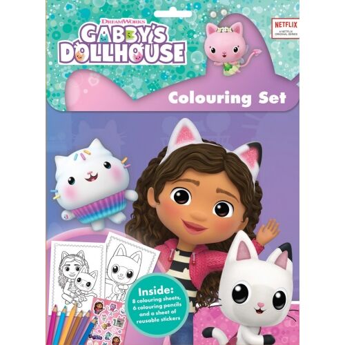 Gabby´s dollhouse Coloring Set