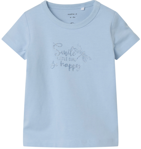 Lyseblå - Chambray blue - name it - tshirt - 13229656