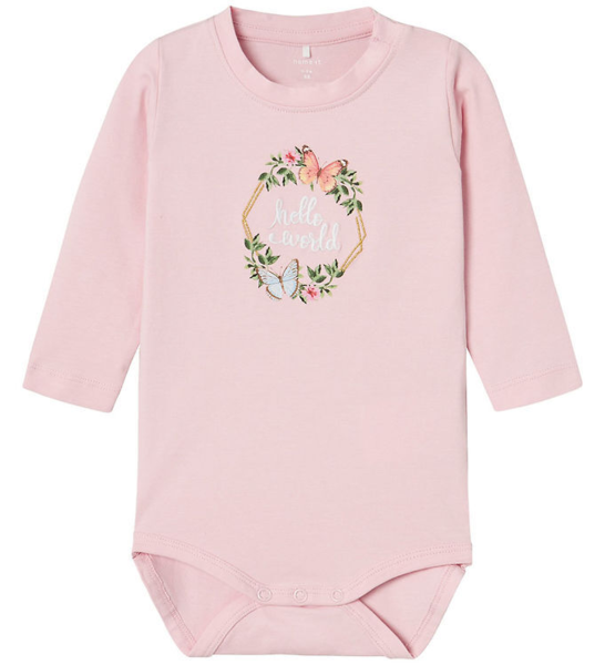 Lyserød - parfait pink - name it - body - sommerfugle - 13233329