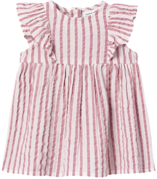 Pink - parfait pink - Name it - stribe kjole - 13229417