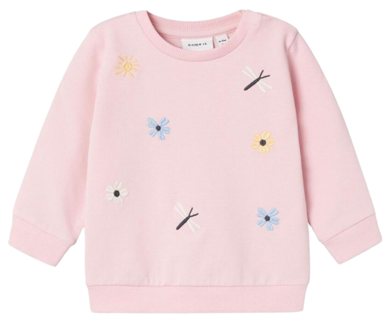 Lyserød - Parfait Pink - Name It - Sweatshirt - 13229670