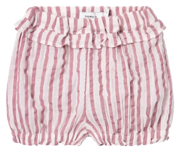 Lyserød - pink parfait - name it - shorts - stribet - 13229419