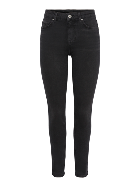 Mørkegrå - dark grey denim - PIECES - jeans - 17141658