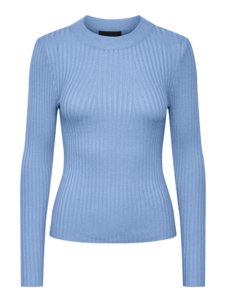 Blå - Hydrangea - PIECES - langærmet bluse - 17115047