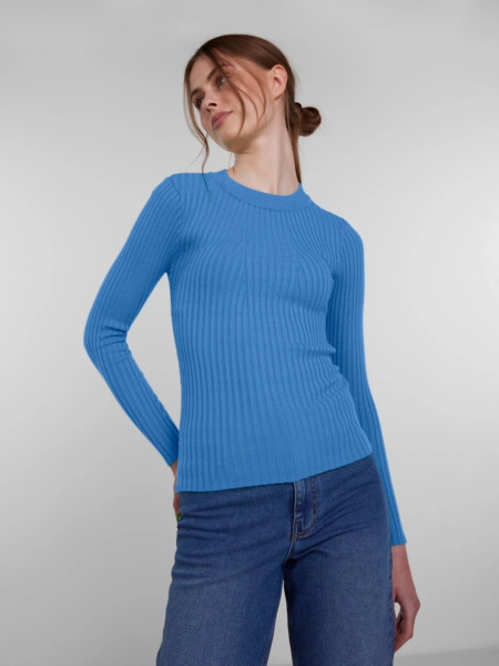 Blå - french blue - Pieces - bluse - 17115047