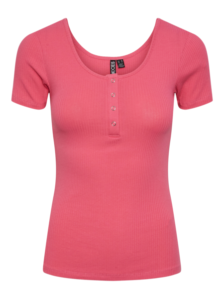 Pink - hot pink - Pieces - t-shirt - 17101439