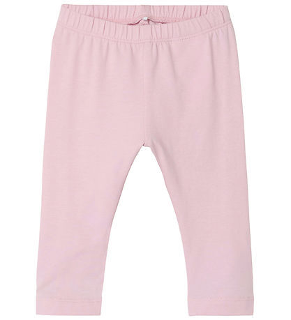 Pink - parfait pink - name it - leggings - flæser - 13229690