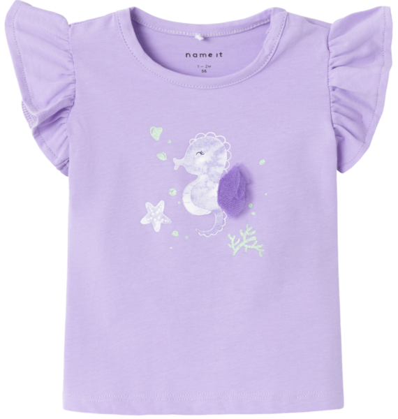 Lilla - Purple Rose - Name It - T-shirt - Søhest - 13229705